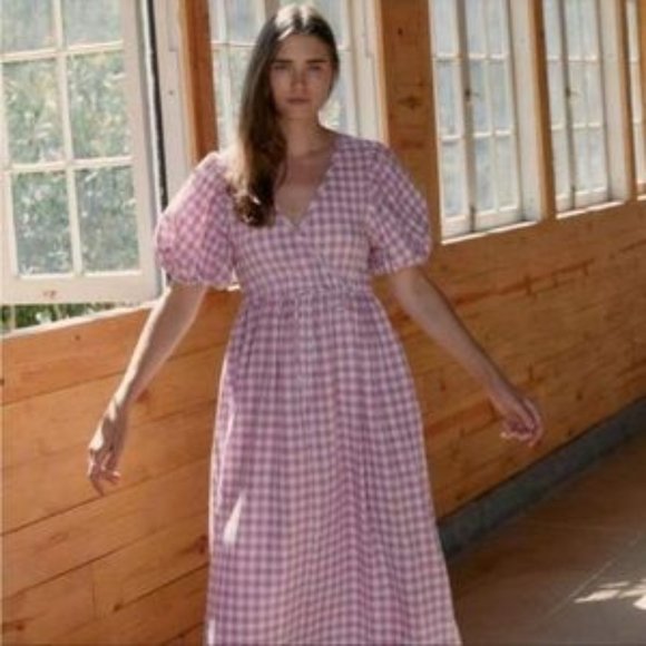 Christy Dawn Dresses & Skirts - Christy Dawn Dahlia Dress Lilac Gingham - Hard-to-Find Color & Print